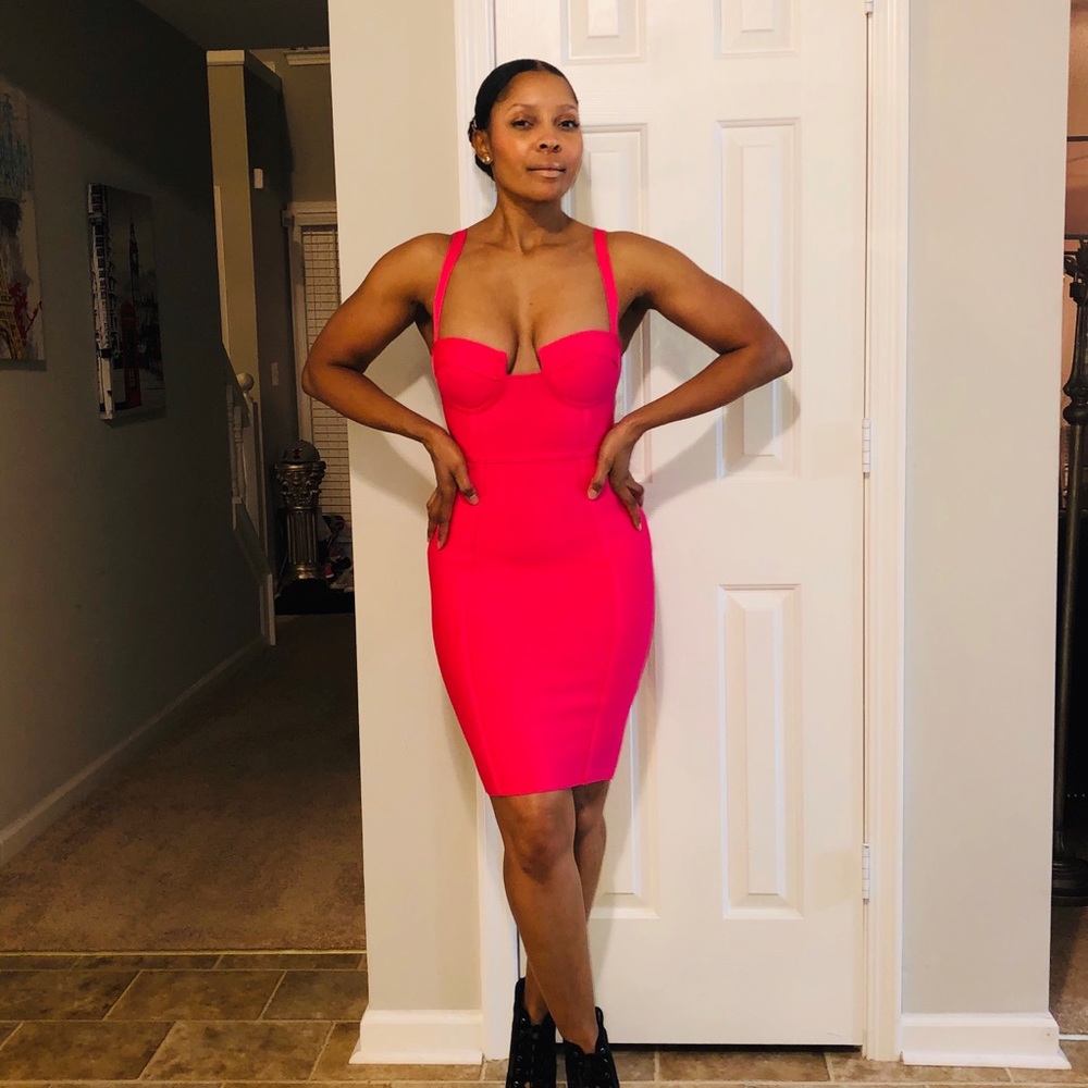 Pink bandage dress SOLD